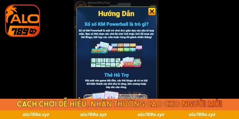 Cách chơi dễ hiểu, nhân thưởng cao cho người mới