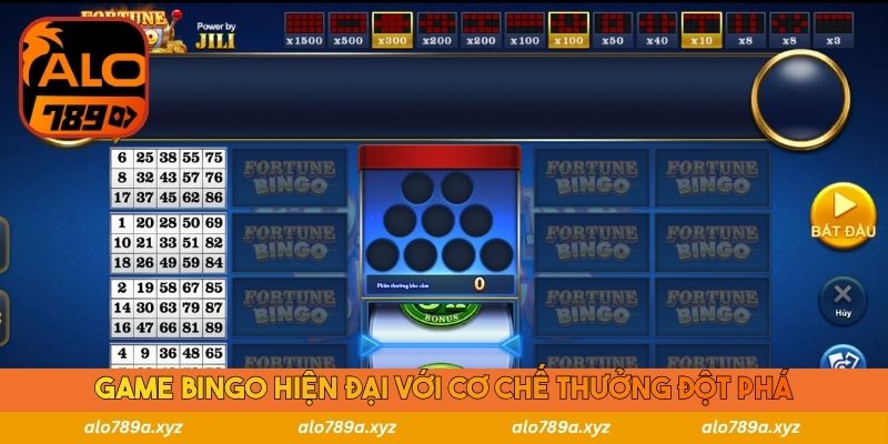 Game Bingo hiện đại với cơ chế thưởng đột phá