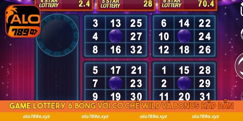 Game Lottery 6 bóng với cơ chế Wild và Bonus hấp dẫn