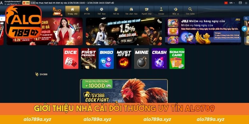 Giới thiệu nhà cái đổi thưởng uy tín Alo789