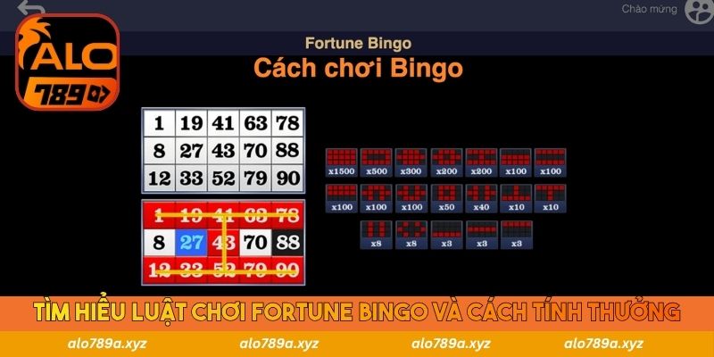 Tìm hiểu luật chơi Fortune Bingo và cách tính thưởng